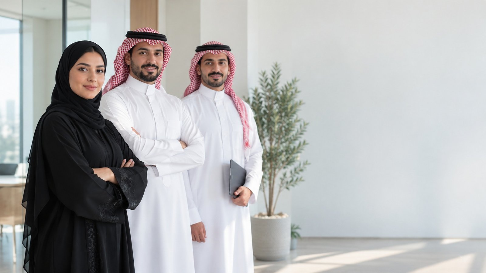 فريق تدوين للمحاسبة — ثلاثة محاسبين سعوديين في المكتب